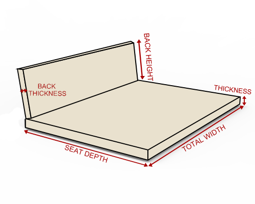 Daybed Dimension Diagram