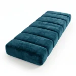 Custom Channel Tufted Bench Cushion - Piano-Key Style