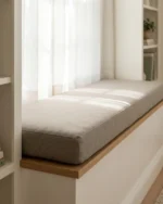 Custom Size Rectangular Window Seat Cushions