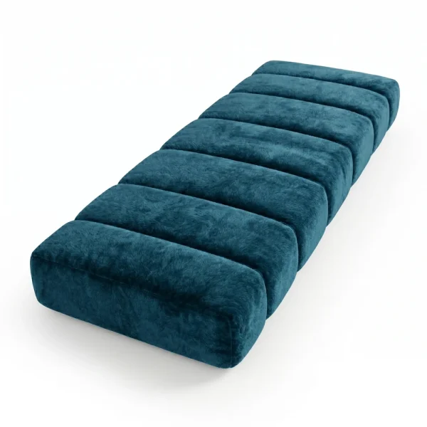 Z1 Custom Channel Tufted Bench Cushion - Piano-Key Style - 图片 1
