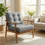 Tufted Chair Cushions - Classic Button Elegance - 图片 2