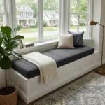 Custom Channel Tufted Bench Cushion - Piano-Key Style - 图片 3
