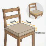 Box Edge Chair Cushions - Structured & Tailored - 图片 6